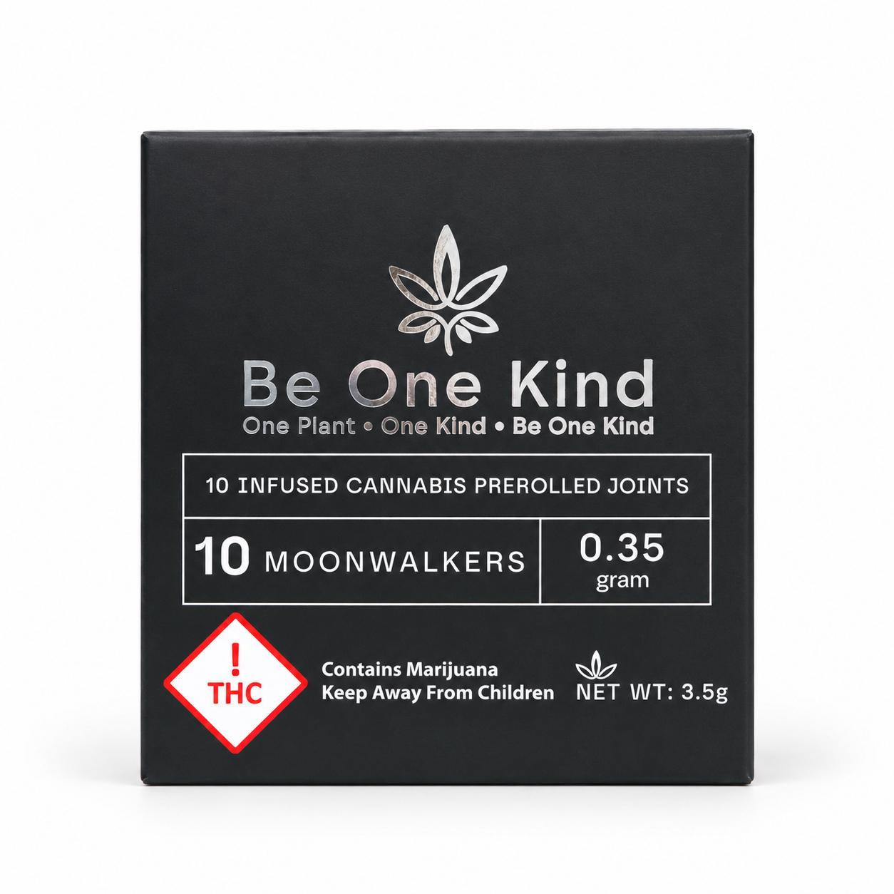 Be One Kind Moonwalkers — 10 infused cannabis pre-rolled joints, 0.35 g each